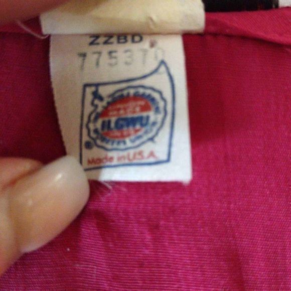 Vintage 1990s Scarlett Button Up Fusia Maxi with Silver Detail - See Measurement - Picture 10 of 16